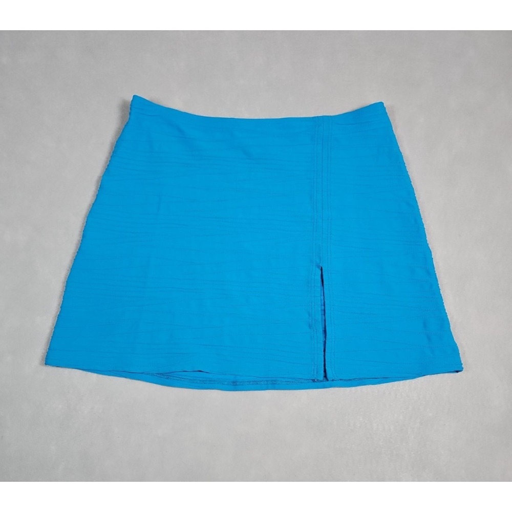 Gottex Womens Blue Textured Swimsuit Cover Up Skirt Size‎ Medium
